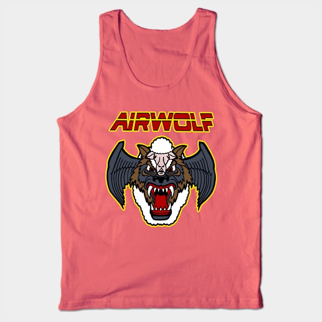 Airwolf Tank Top by RetroPixelWorld